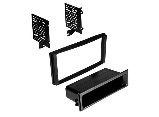Radioramme Subaru Impreza 2012-13 2013 XV Crosstrek - 2 DIN /1 DIN m/lomme 
